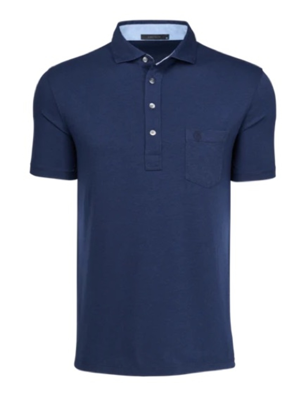 Greyson Spirit Polo Shirt Mens Medium Pima Cotton Navy Blue Golf Classic Sporty